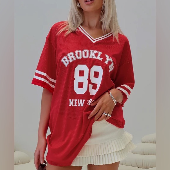 Princess Polly Red Jersey Dress (4) - Picture 3 of 3